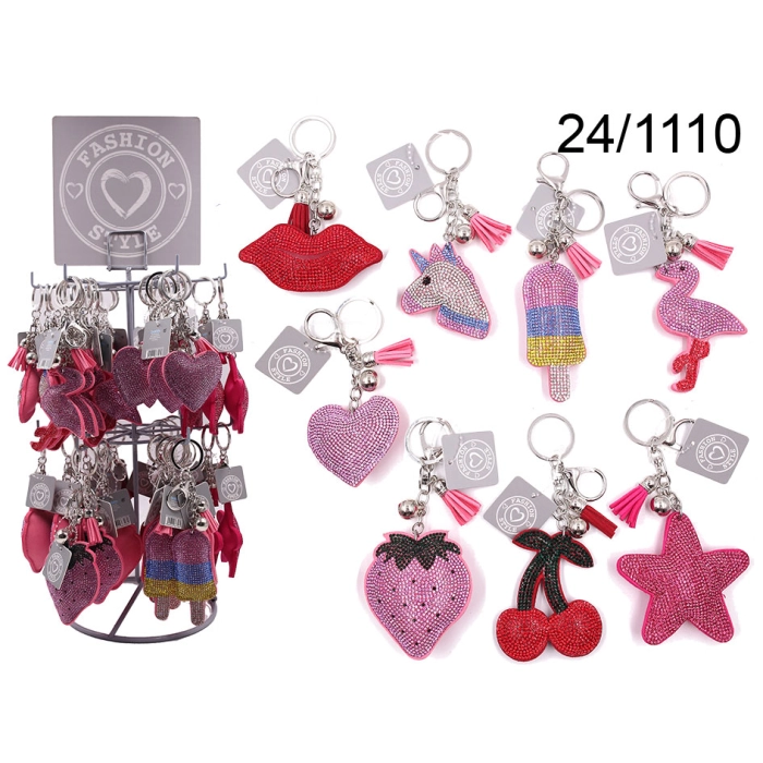 Keychain with Sequins