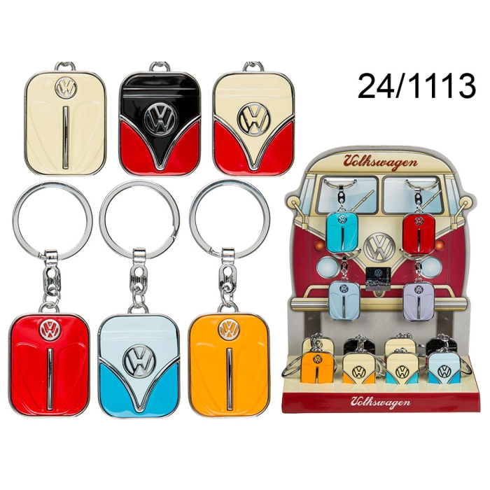 Metal VW Bus Keychain