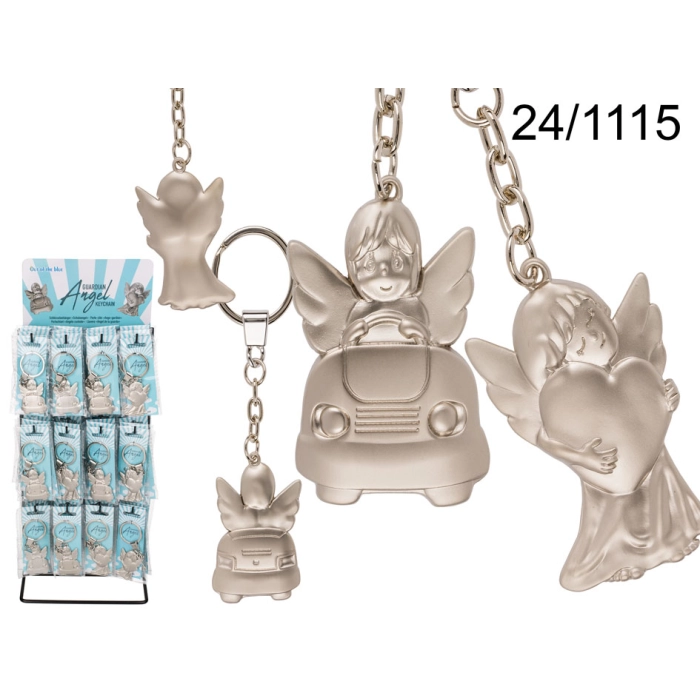 Metal Angel Keychain