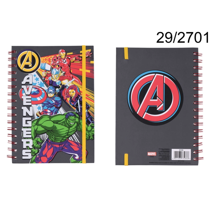 Marvel Avengers spiral notebook - licensed product