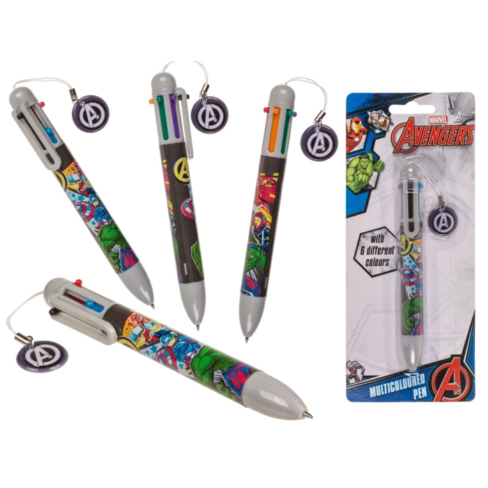 Marvel multicolor pen - 6 colors