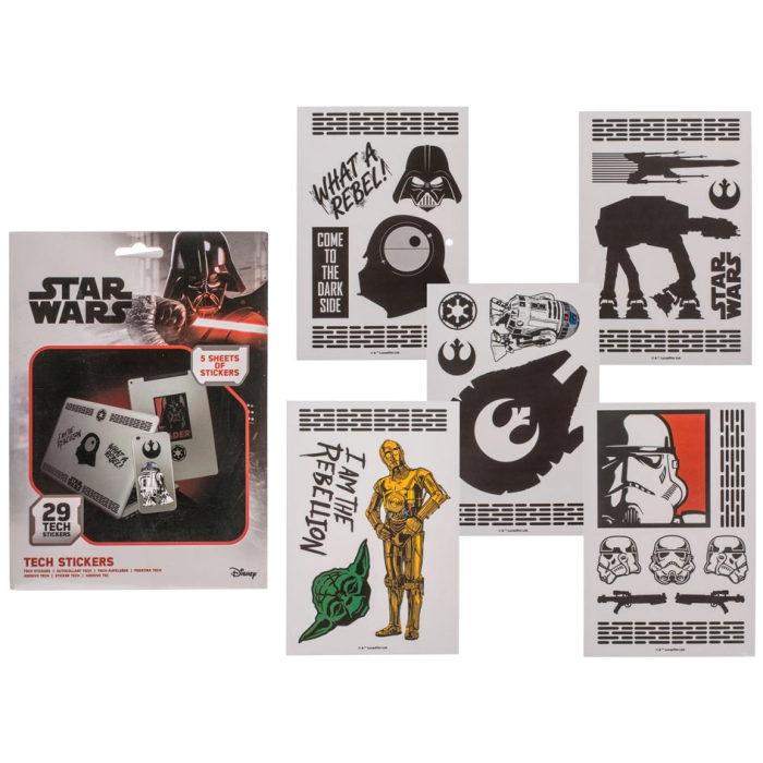 Star Wars stickers - set of 29 pieces