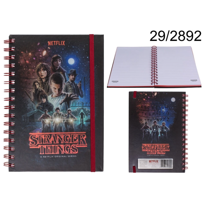 Stranger Things spiral notebook - licensed product