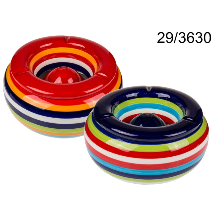 Large 2-piece Ceramic Ashtray (23 cm)