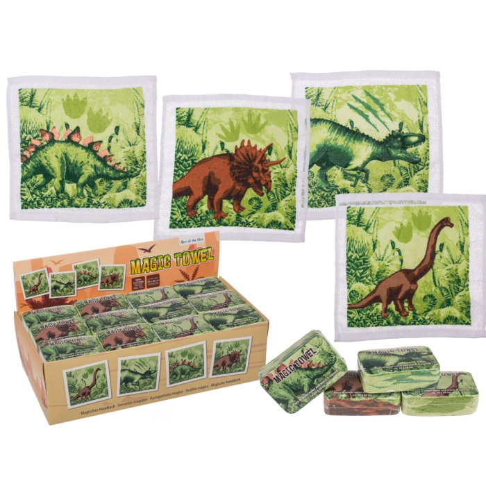 Magic towel - dinosaurs