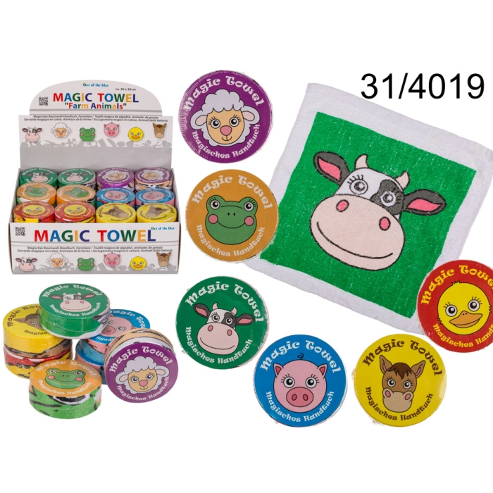 Magic Towel - Farm Animals