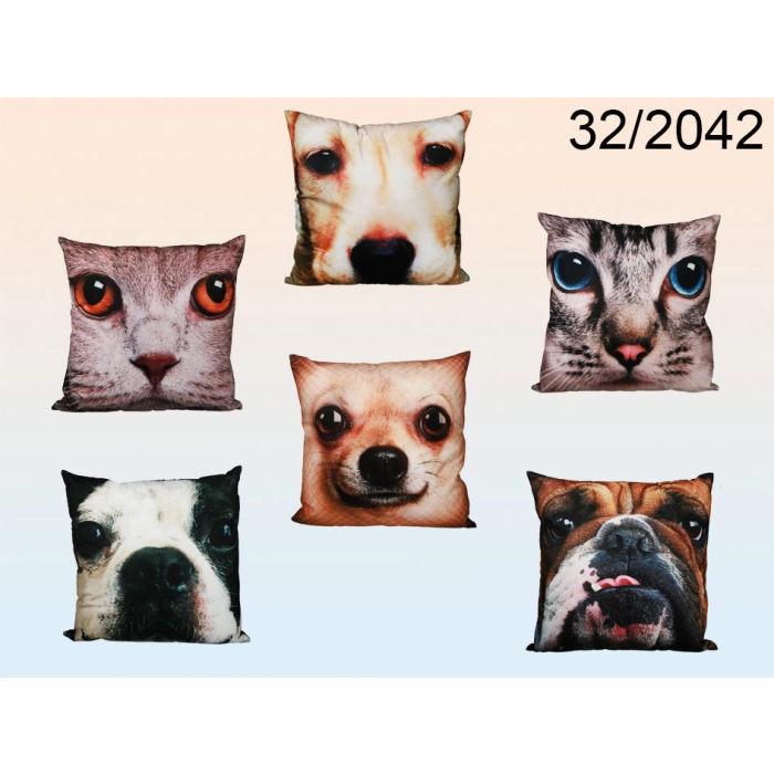 Cat/Dog Pattern Cushion
