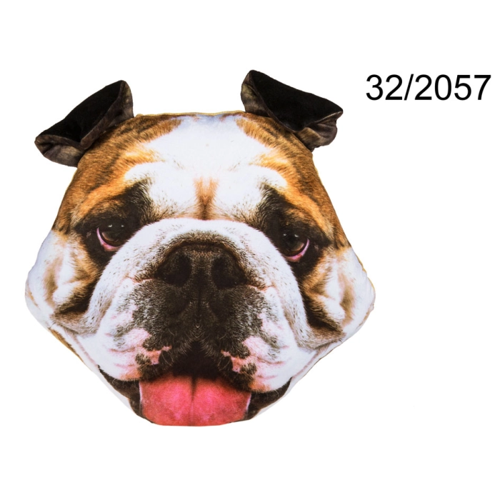 Bulldog Cushion 40 cm