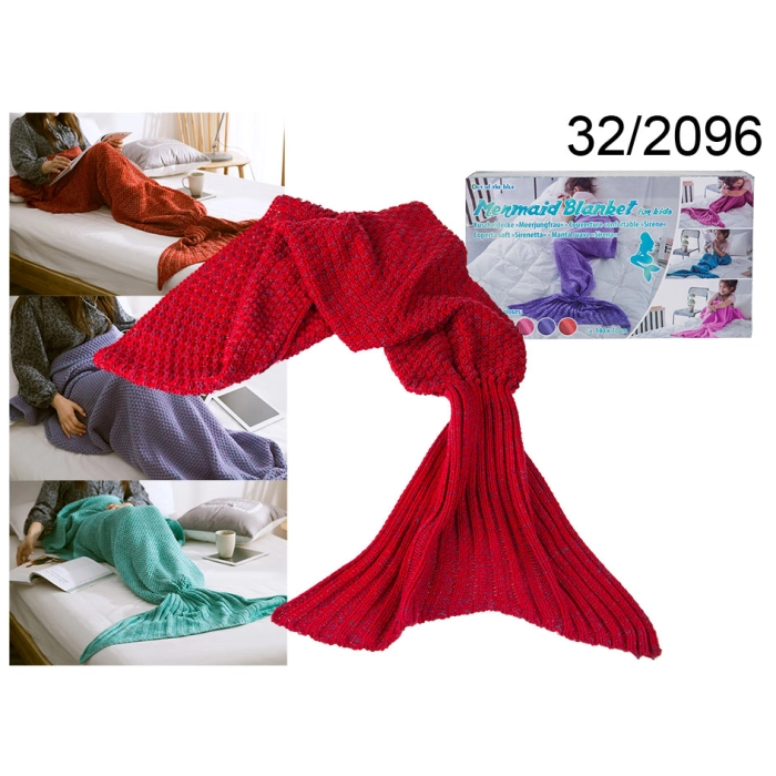 Takaró - piros sellő 140 cm