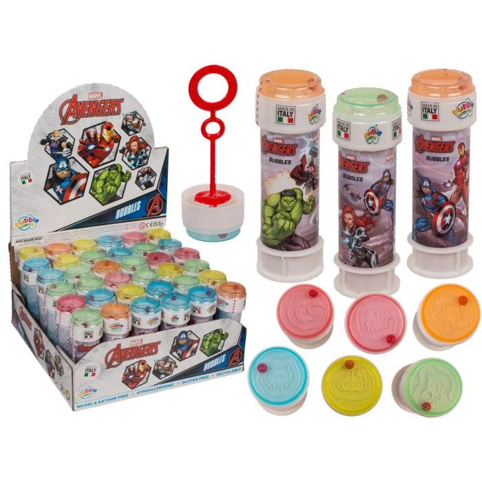 Avengers soap bubbles with a maze