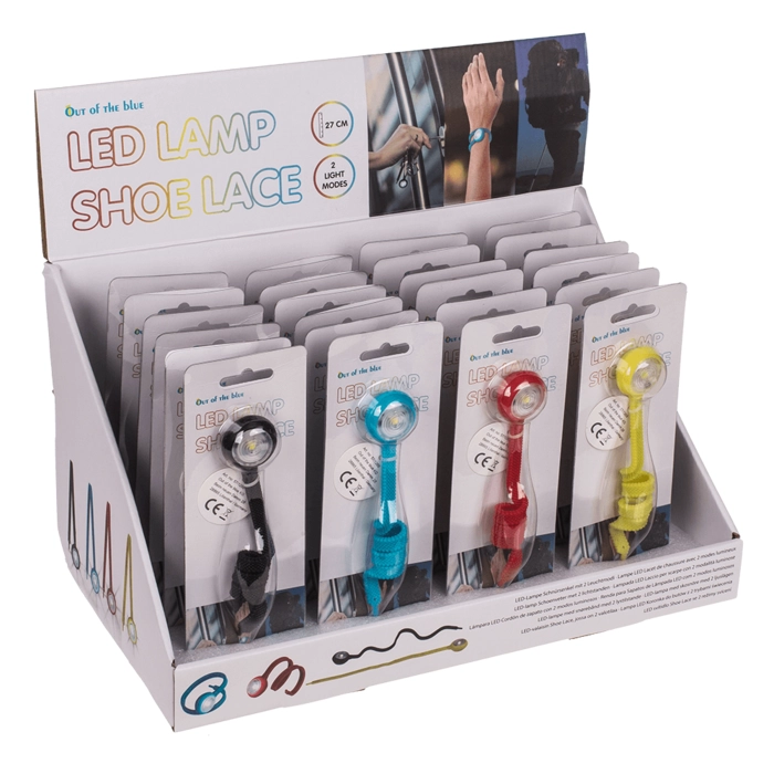 LED-Schnürsenkellampe mit 2 Lichtmodi