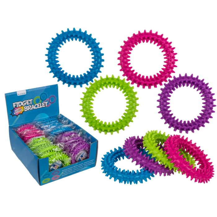Spiky anti-stress bracelet