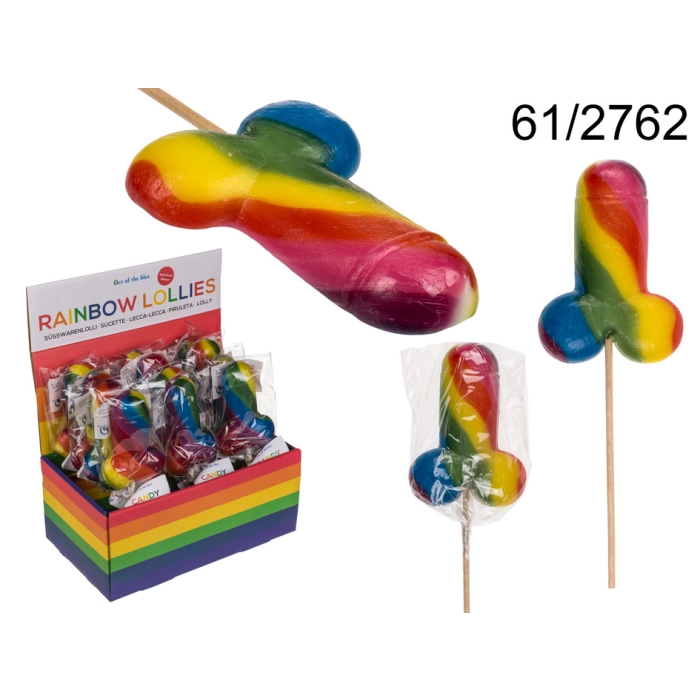 Penis lollipop rainbow