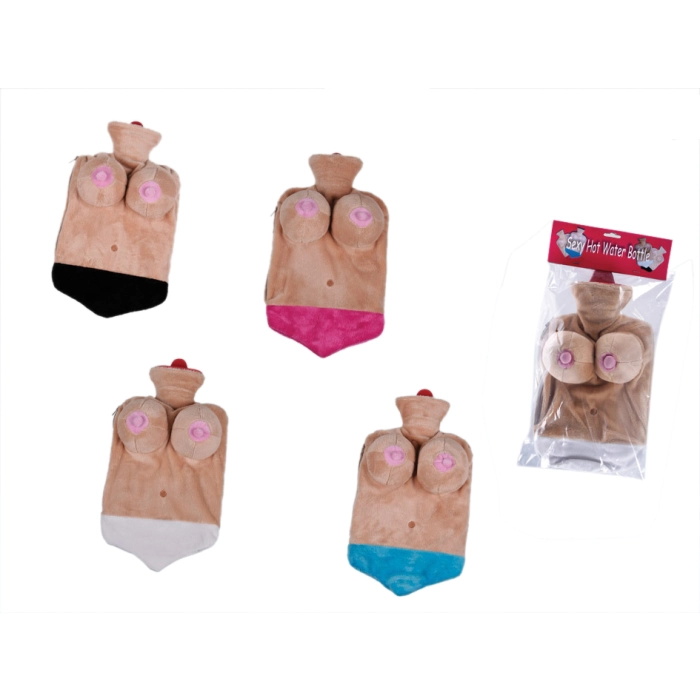 Hot Water Bottle with Boobies