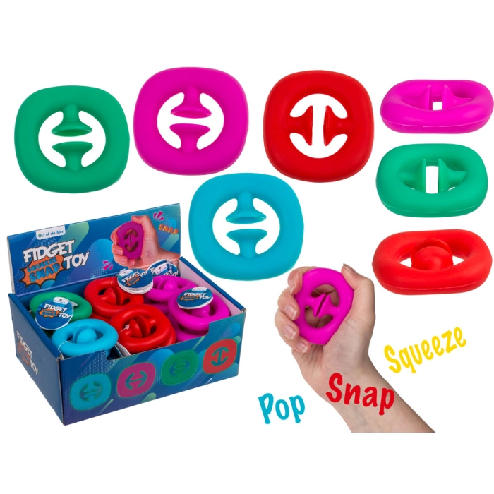 Stress-relieving sensory squeeze toy