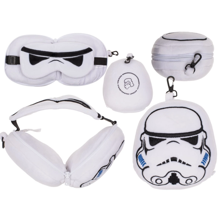 Plush travel pillow and eye mask - Star Wars Stormtrooper