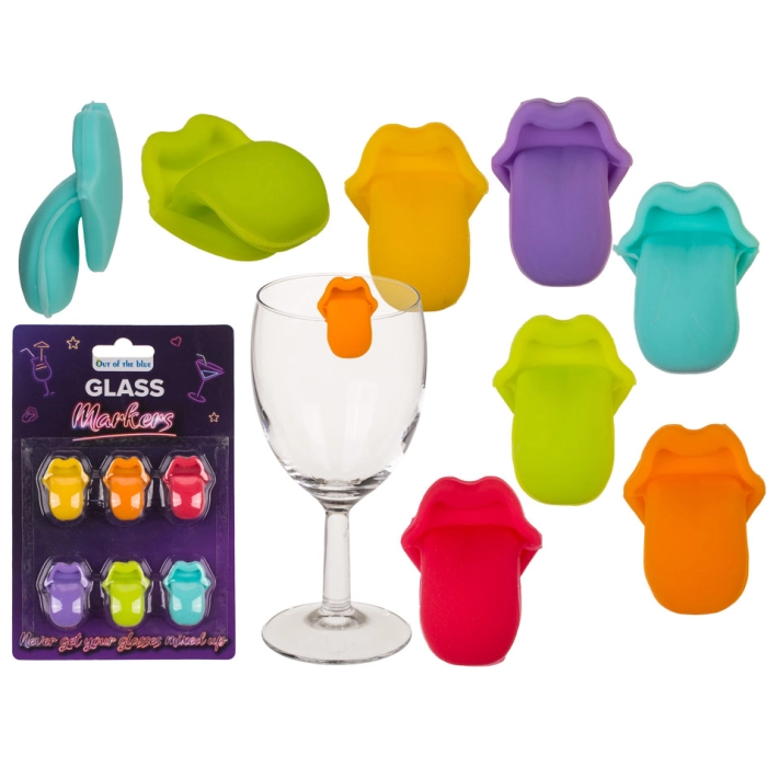 Markers for glasses, tabs - 6 pieces