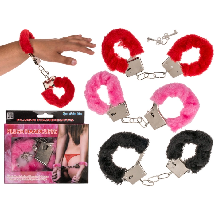 Handschellen mit Pelzmischfarben