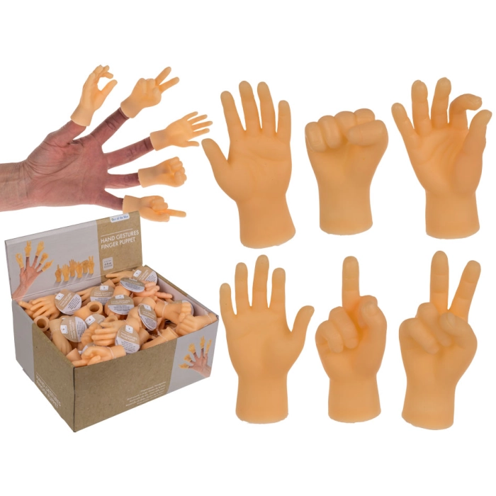 Mini hand puppet - hand gestures