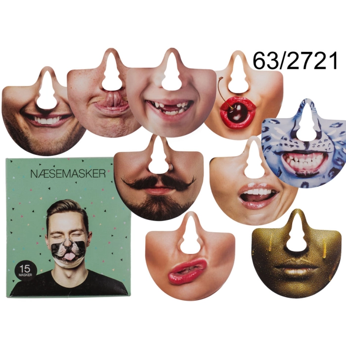 Nose mask in a mix of designs