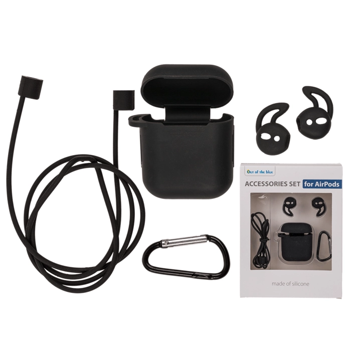 A set of silicone accessories for AirPods