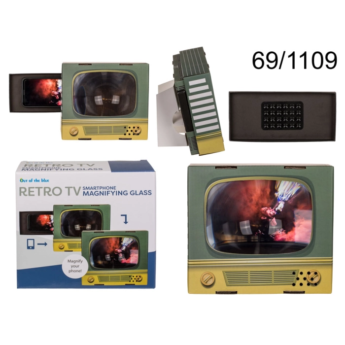 Lupa pre smartfón, retro TV