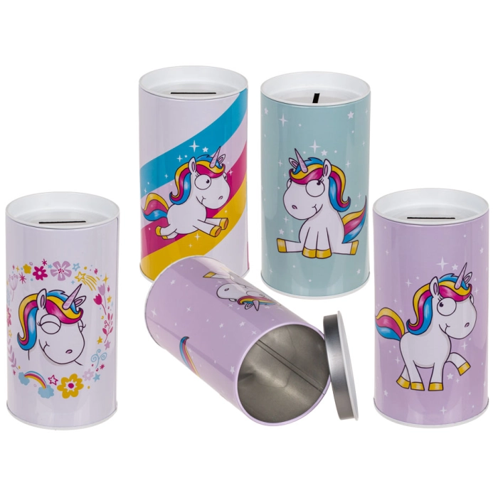 Piggy bank can - unicorn