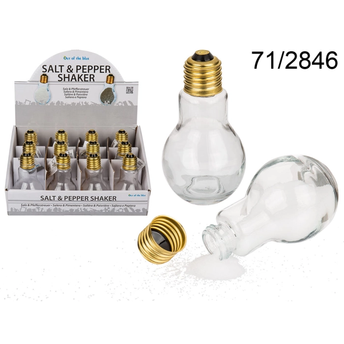 Salt shaker, pepper shaker bulb