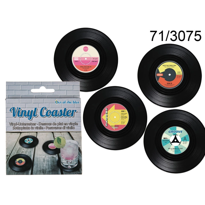Vinyl Record Coaster (4 pieces)
