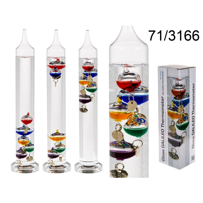 Galilean Thermometer - 28 cm