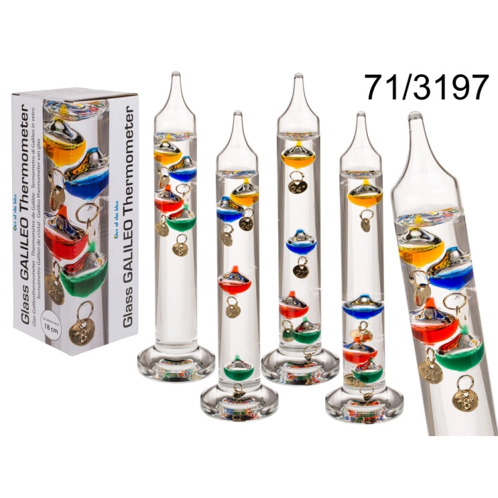 18 cm Galileo thermometer