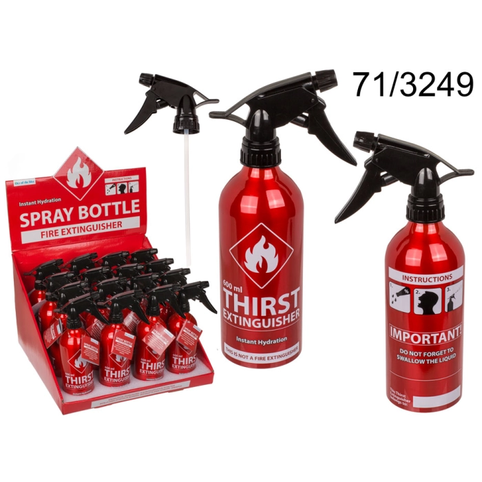 Fire extinguisher spray bottle