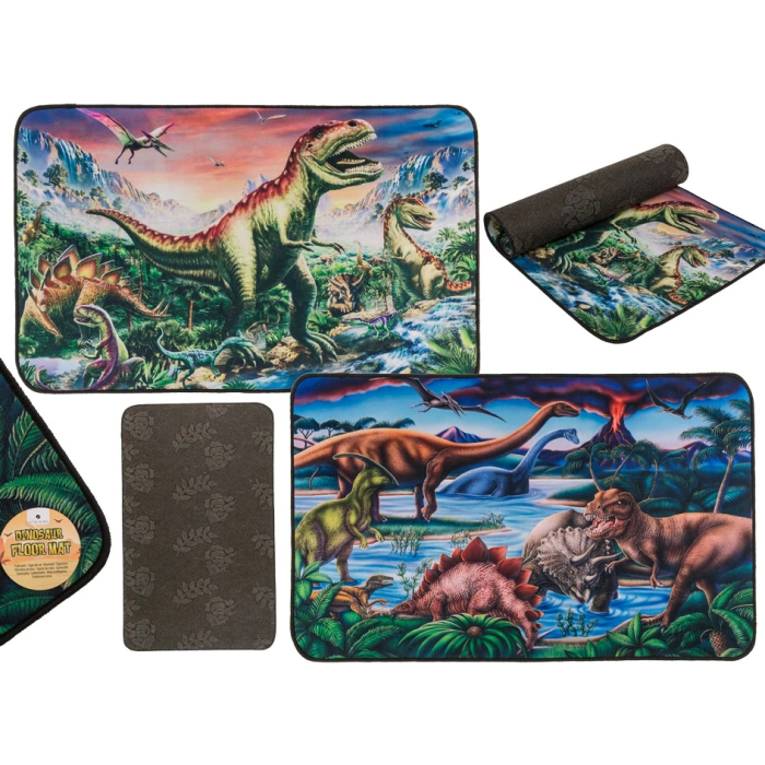 Dekorativer Dinosaurier-Teppich - 80 x 50 cm