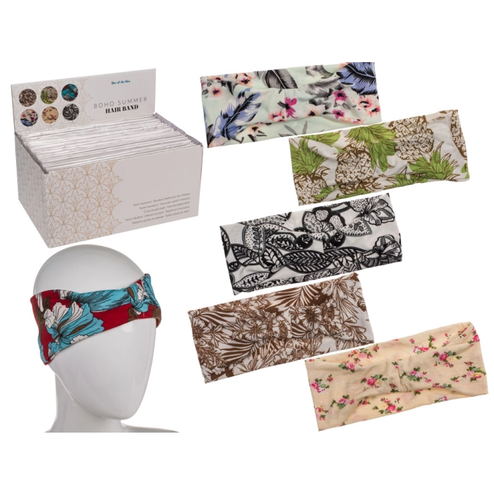 Fabric hair band - Boho Summer