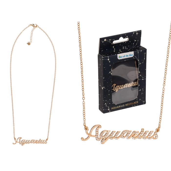 Zodiac necklace - Aquarius
