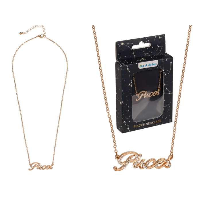 Zodiac necklace - Pisces