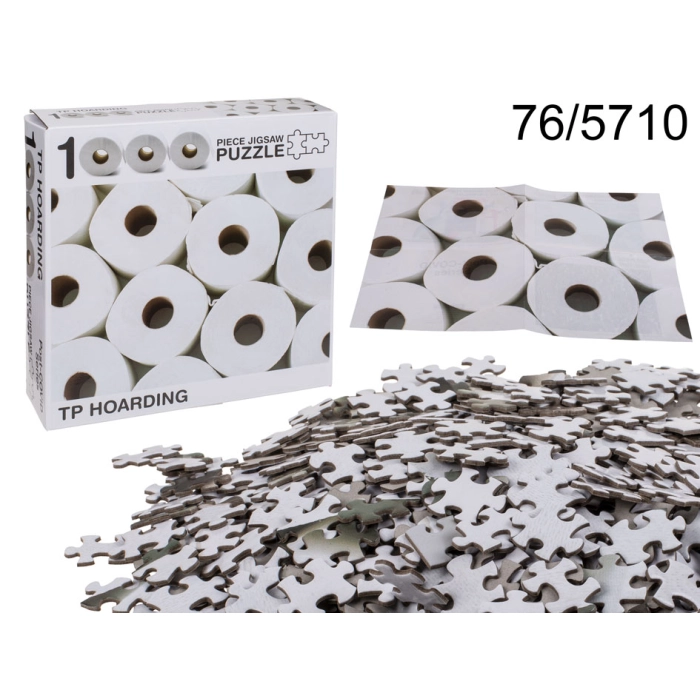 Puzzle pre karanténu Toaletný papier - 1000 dielikov