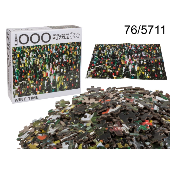 Weinflaschen-Quarantäne-Puzzle 1000 Teile
