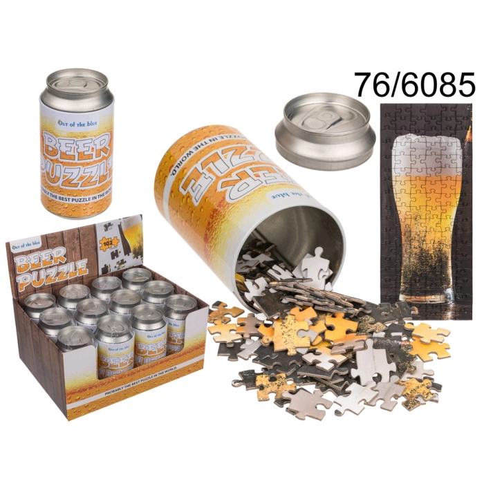 Puzzle of a can of beer