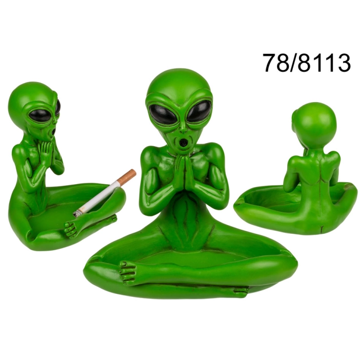 Ashtray Alien yogi