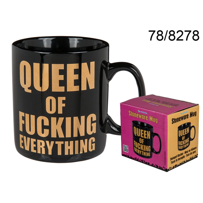 XL hrnek Queen of fucking everything