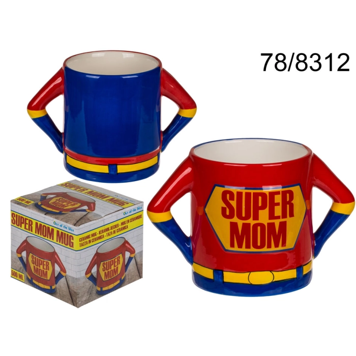 Super Mama mug - a super hero