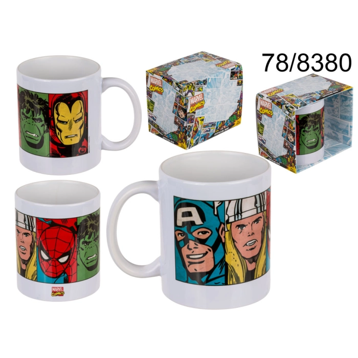 Marvel Comics retro mug faces
