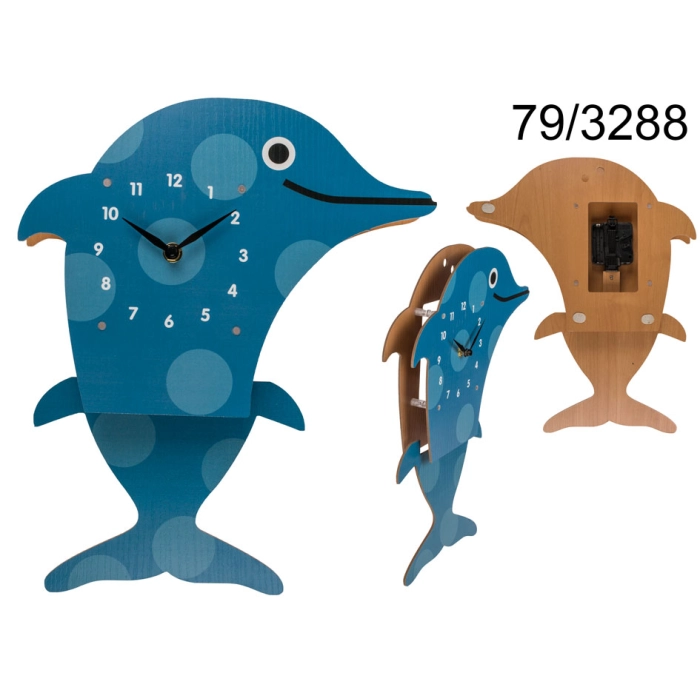 Delphin-Uhr