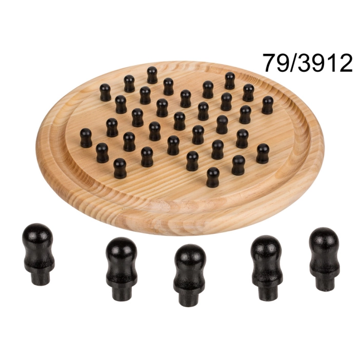 Hölzerne Solitaire