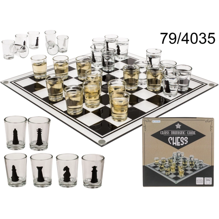 Drinking Glass Game Chess