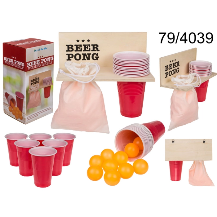Party game - Beer Pong with a shelf
