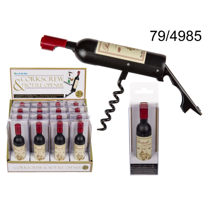Corkscrew-opener a bottle of wine