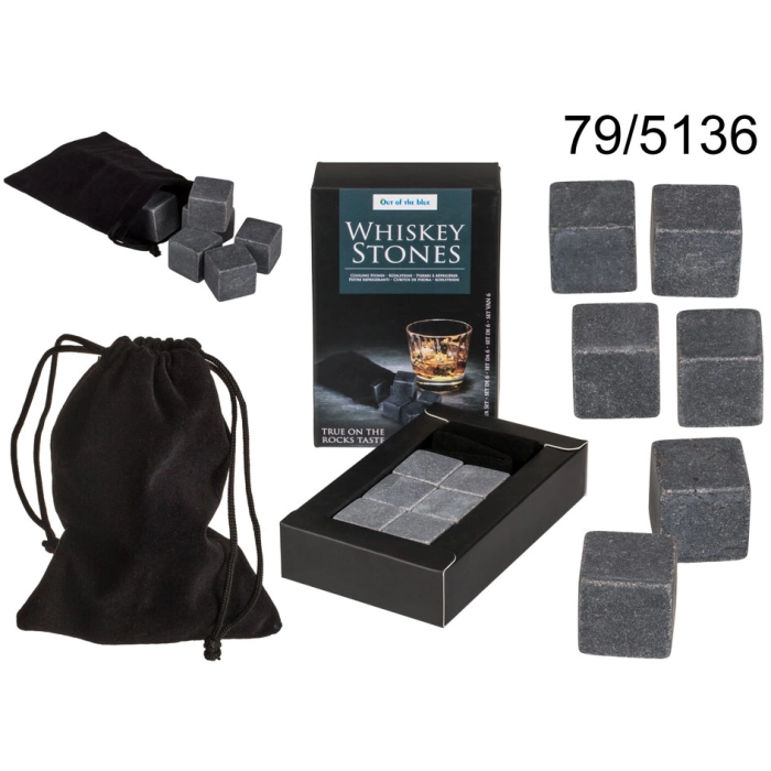 Ice stones for drinks (stone cubes)
