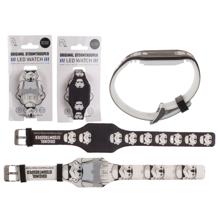 Silicone stormtrooper watch